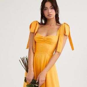 House of CB Gorgeous Tangerine Summer Dress